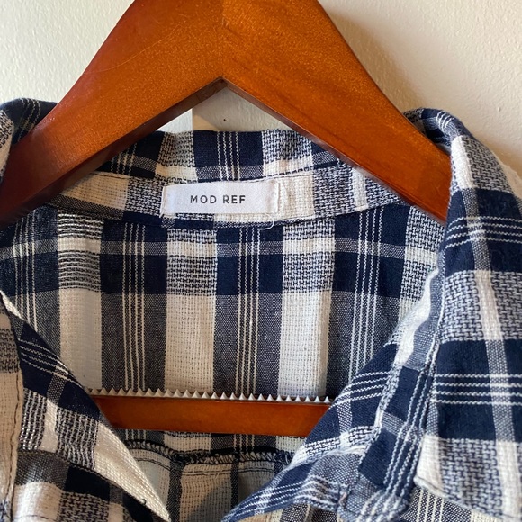 Super Cute Plaid Dress Ties Large Button Up With Collar Mod Ref - Picture 3 of 9